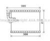 AVA QUALITY COOLING AIV327 Evaporator, air conditioning